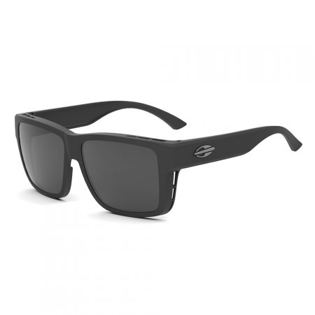 Óculos de sol mormaii overlap preto fosco cinza polarizado