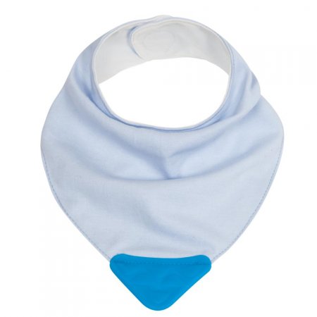 Bandana Baby Azul Com Mordedor Buba Baby
