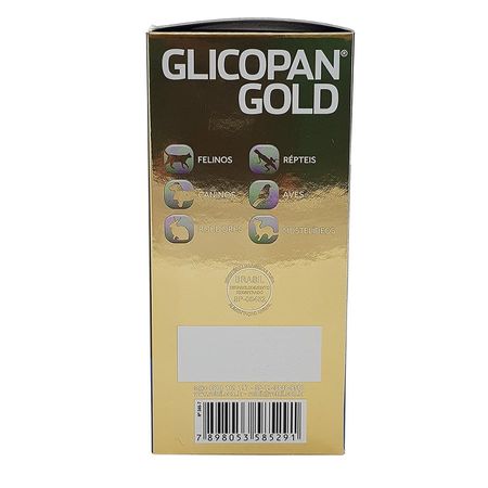 Glicopan Gold 250ml Vetnil Suplemento para Animais
