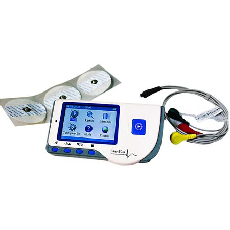 Monitor Portátil Eletrocardiógrafo PC80B Mobil Saúde