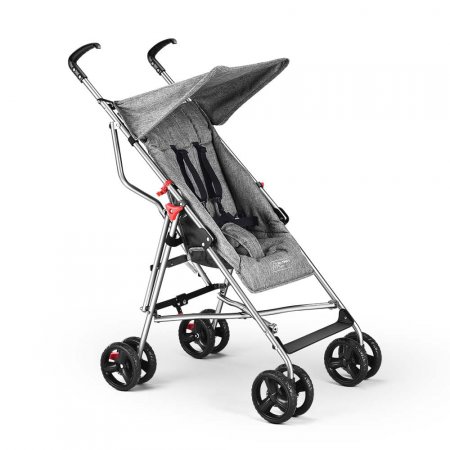 Carrinho De Bebê Guarda-Chuva Pocket Cinza Multikids Baby - BB500