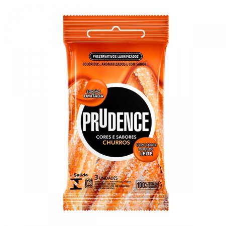 Camisinha Prudence Cores e Sabores Churros com 3 Unidades