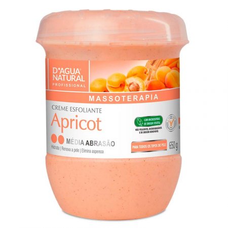 Creme esfoliante Apricot Média Abrasão 650g
