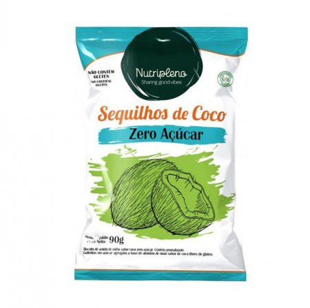Sequilhos de Coco Zero Açúcar Nutripleno 90g