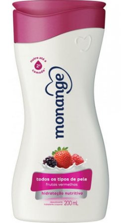 Leite Hidratante Monange  200ml - Frutas Vermelhas