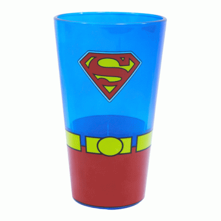 Copo de Vidro Super-Homem - Tasco Inport