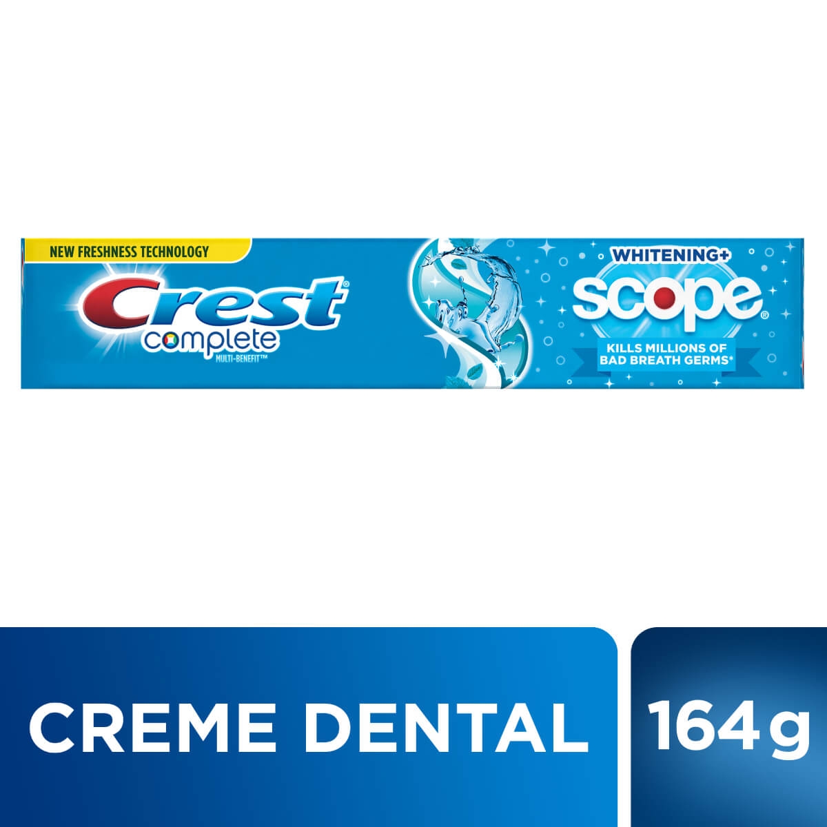 Creme Dental Crest Complete Cool Peppermint