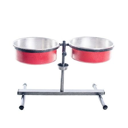 Comedouro Ajustável NF Pet Antiformiga Vermelho Mini