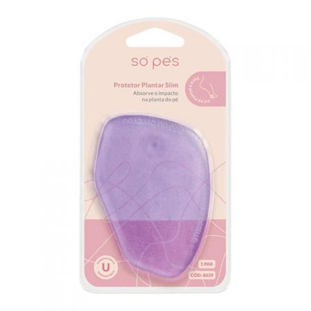 Protetor Plantar Slim Só Pés Par Tam.Ùnico cod. 8039