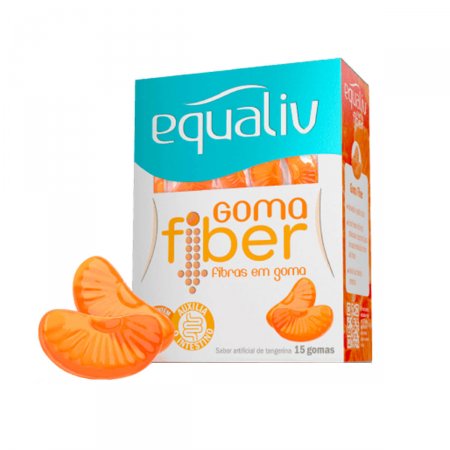 Fibras em Goma Equaliv Goma Fiber com 15 unidades