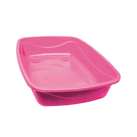 Bandeja Hig Luxo Patas para Gatos - Pet Injet Bandeja Hig Luxo Patas para Gatos Rosa - Pet Injet
