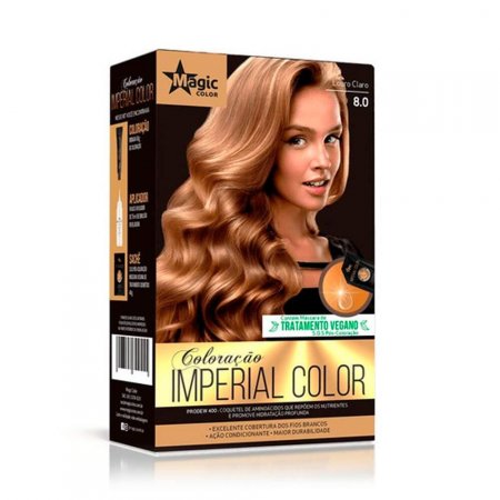 Coloração 8.0 Louro Claro Magic Color 165G