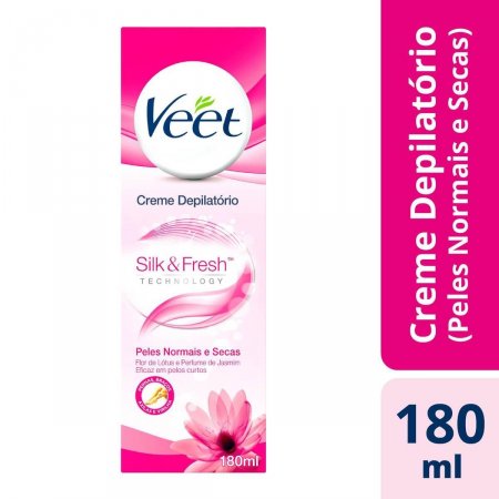 Creme Depilatório Corporal Veet Peles Normais e Secas com 180ml