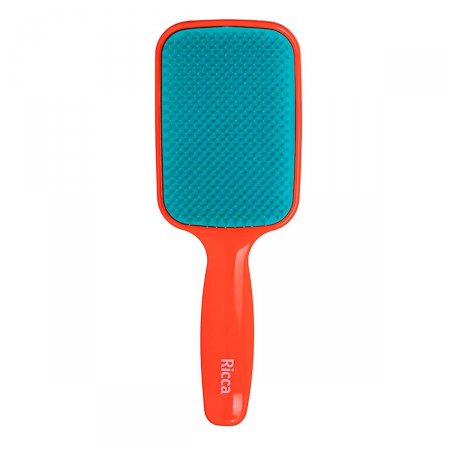 Escova de Cabelo Raquete Ricca Flex Red com 1 Unidade