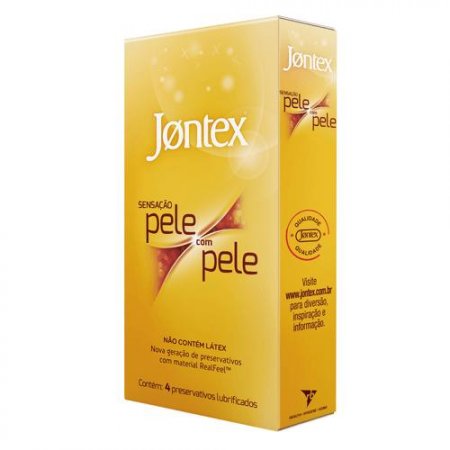 Preservativo Sensação Pele Com Pele 4 unidades Jontex