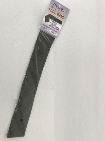 Faixa Elástica Circular Loop Band Extra Forte Preta Bodyflex
