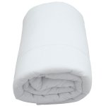 Edredom de Malha Liso Bambi - Branco