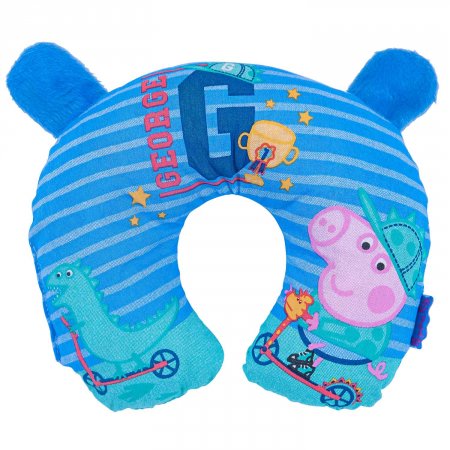 Protetor de Pescoço com Orelhinha 3D Peppa Pig - George