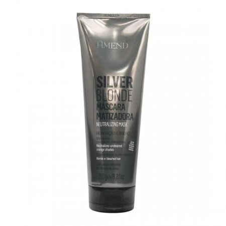 Silver Blonde Máscara Matizadora Hidratação e Brilho 250g Amend