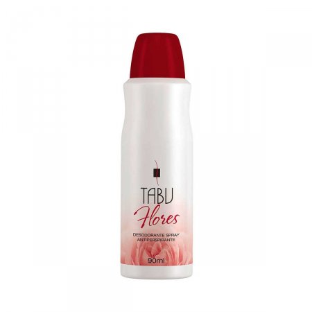 Desodorante Spray Tabu Flores Antitranspirante com 90ml