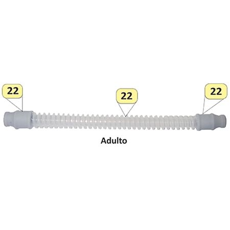 Traquéia em Silicone Haoxi - 22x1200mm