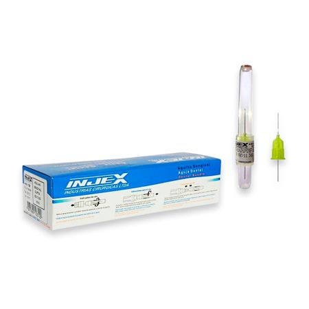 Agulha Gengival Estéril Descartável Curta 30g - Injex