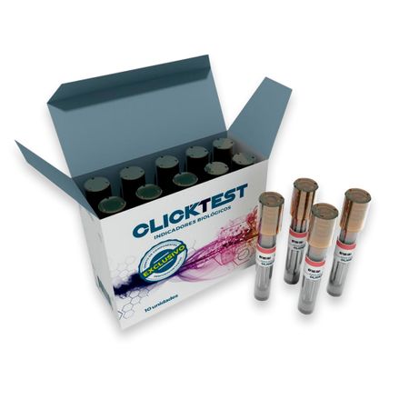 Indicador Biológico Clicktest 10un - Maxximed