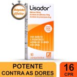 Lisador 10,0/500,0/5,0mg com 16 comprimidos