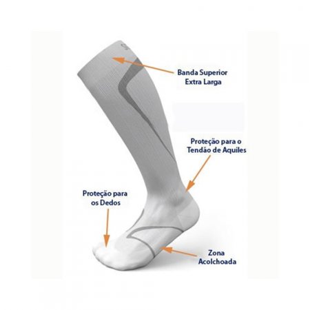 Meia 3/4 Esportiva Performance 520 Ad 20-30 Mmhg Sigvaris