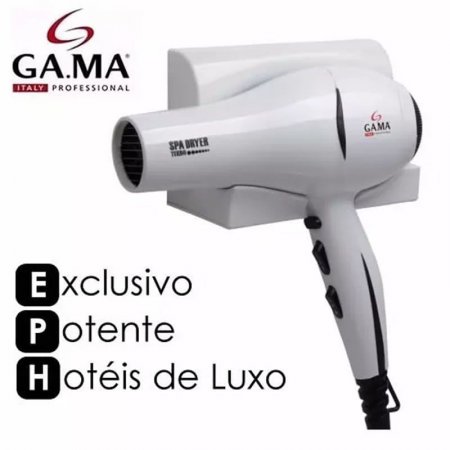 Secador Parede Gama Luxo Spa Dryer Turbo Suporte Hotel 2000w