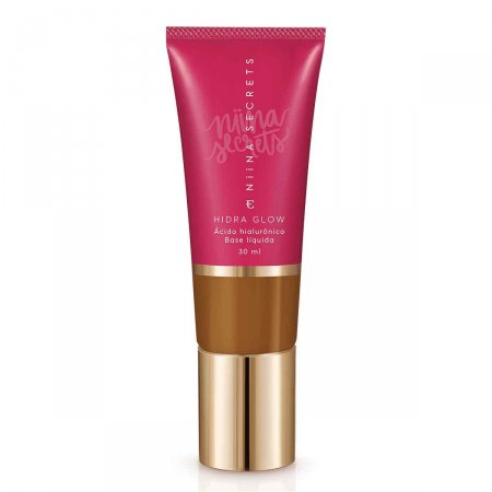Base Líquida Niina Secrets Hidra Glow Cor 75 com 30ml