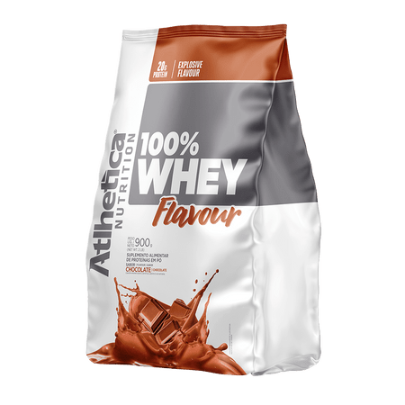 100% Whey Flavour Chocolate Pacote 900g
