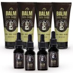 Produto Para Barba Atacado 4 Balm 60g E 4 Óleo 30ml
