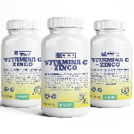 Kit 3x Vitamina C 1000mg + Zinco - 60 Comps - Iridium Elements