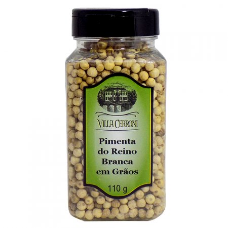 Pimenta do Reino Branca em Grãos - Villa Cerroni - 110 g