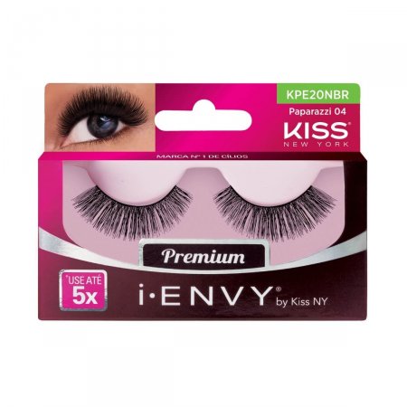 Cílios Postiços Kiss NY I-Envy Paparazzi 04 com 1 par