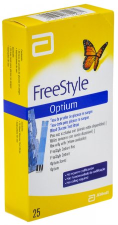 Tiras para Teste de Glicemia Freestyle Optium