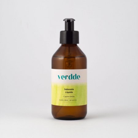 Sabonete Líquido de Capim Limão Verdde Cosméticos 185ml