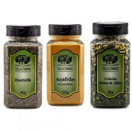 Hortelã, Açafrão, Cebola Salsa e Alho - Villa Cerroni