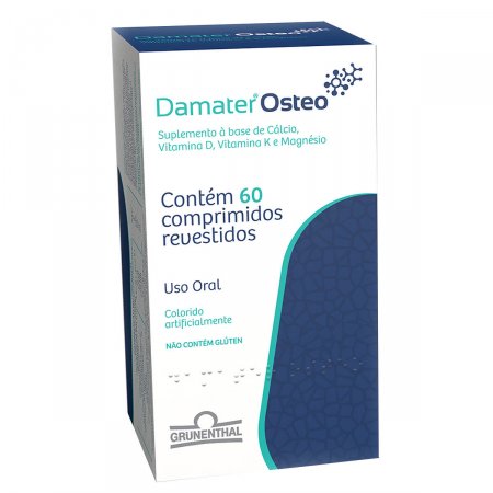 Suplemento Vitamínico-Mineral Damater Osteo com 60 comprimidos