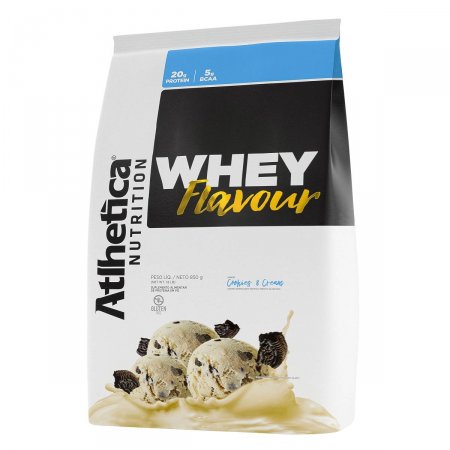Whey Flavour Atletica Cookies e Cream com 850g