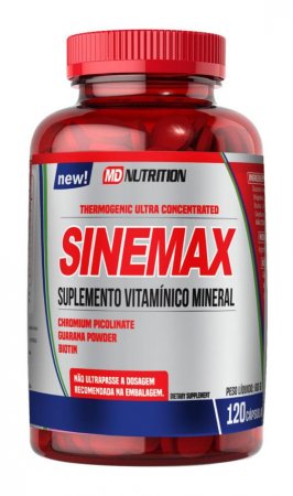 SINEMAX MD Nutrition Termogênico ultra concentrado 120 Cápsulas veganas