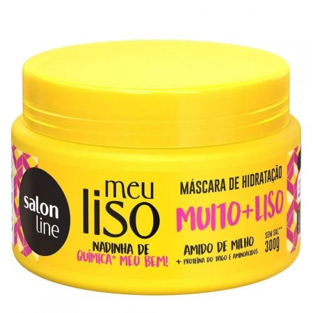 Mascara hidratante meu liso muito mais liso salon line 300g