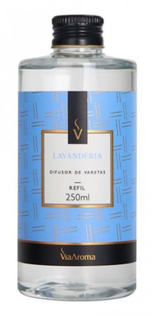 Refil Difusor De Varetas Lavanderia 250ml - Via Aroma