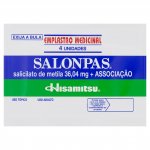 KIT 6 SALONPAS EMPLASTO MEDICINAL PEQ C/ 4 EMPLASTOS CADA