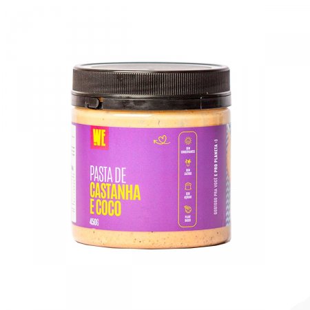 Pasta de Castanha de Caju e Coco We Nutz com 450g