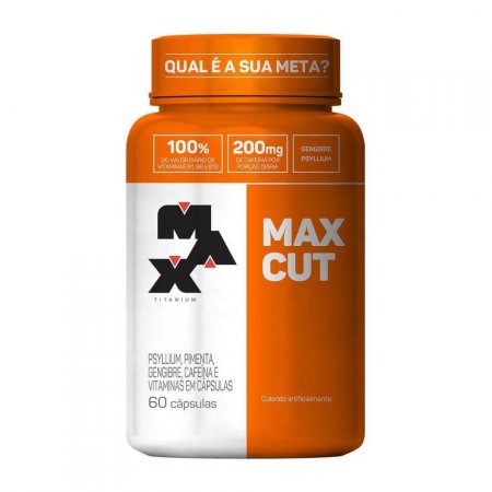 TERMOGÊNICO MAX CUT (60 cápsulas) - Max Titanium