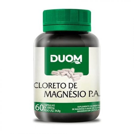 Cloreto de Magnésio 60 cáps - Duom