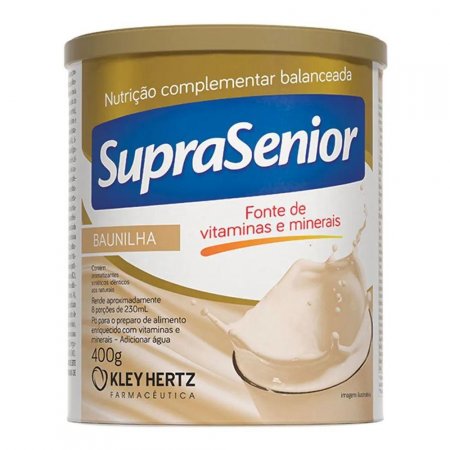 SupraSenior Vitaminas e Minerais Baunilha 400g kley Hertz