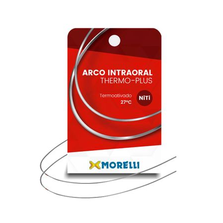50.72.225 Arco Intraoral Thermo-Plus Médio Niti 0,43x0,63mm - Morelli
